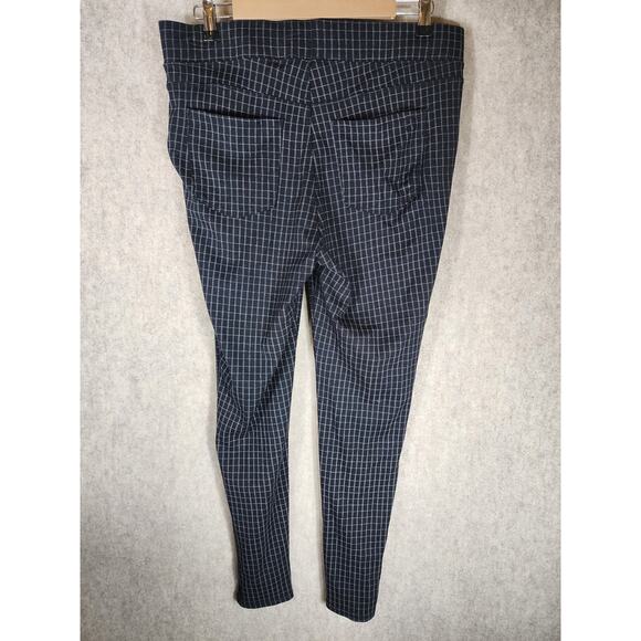 SEVEN 7 Women's Black and White Mini Checked Plaid Pull On Leggings SZ XL - Picture 2 of 7